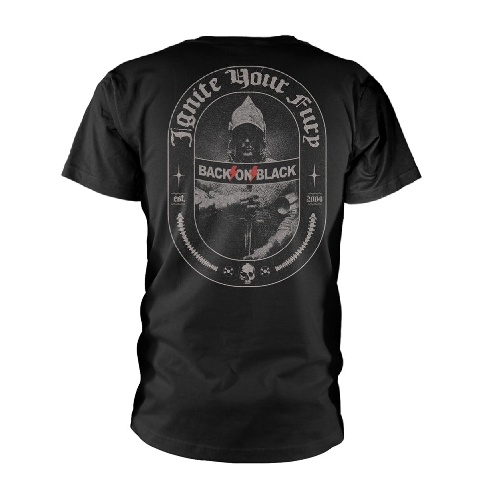 Back On Black - Ignite Your Fury - T-shirt - PHD - Image 2