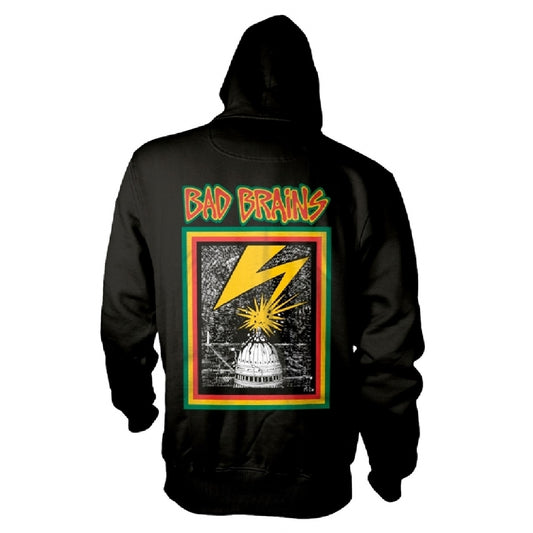 Bad Brains - BB (Black) - Hooded Sweat Shirt - PHD - Image 2