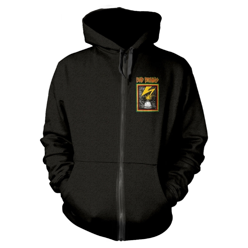 Bad Brains - BB (Black) - Hooded Sweat Shirt Zip - PHD