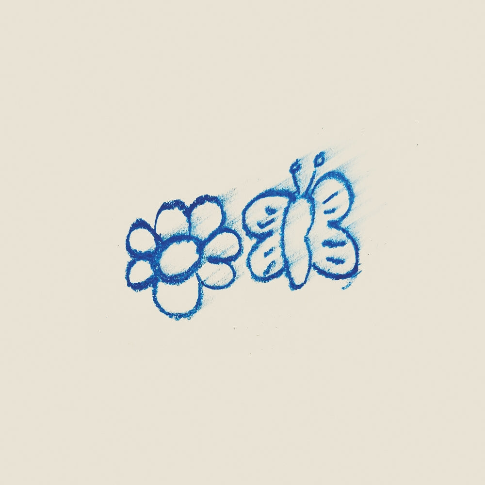 Béesau - Une fleur et des papillons - LP - Out Of (The) Blue / La Belle Kaki