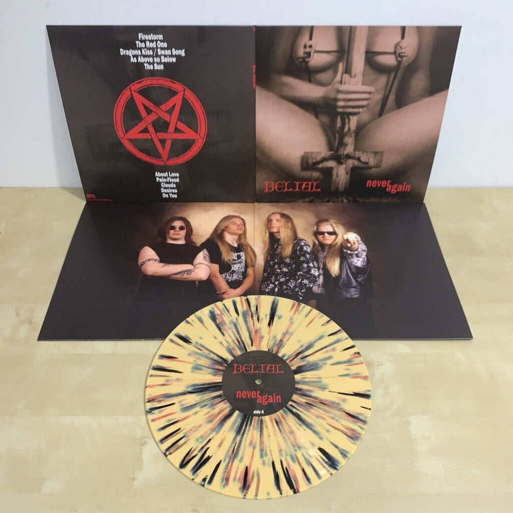Belial - Never Again - LP Gatefold Coloured - Osmose Productions - Image 3