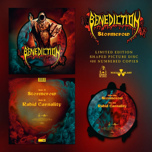 Benediction - Stormcrow - SHAPED VINYL - Church Of Vinyl