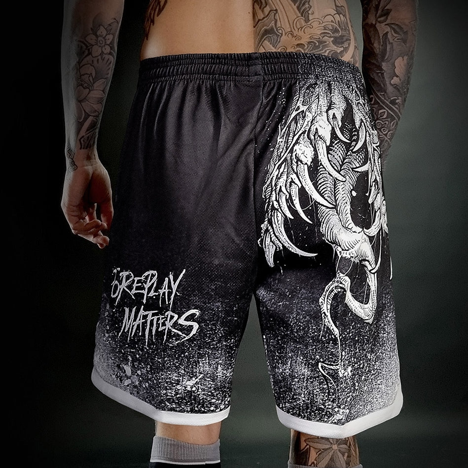 Benighted - Obscene Repressed by Hyraw - Gym Shorts - Hyraw - Image 2