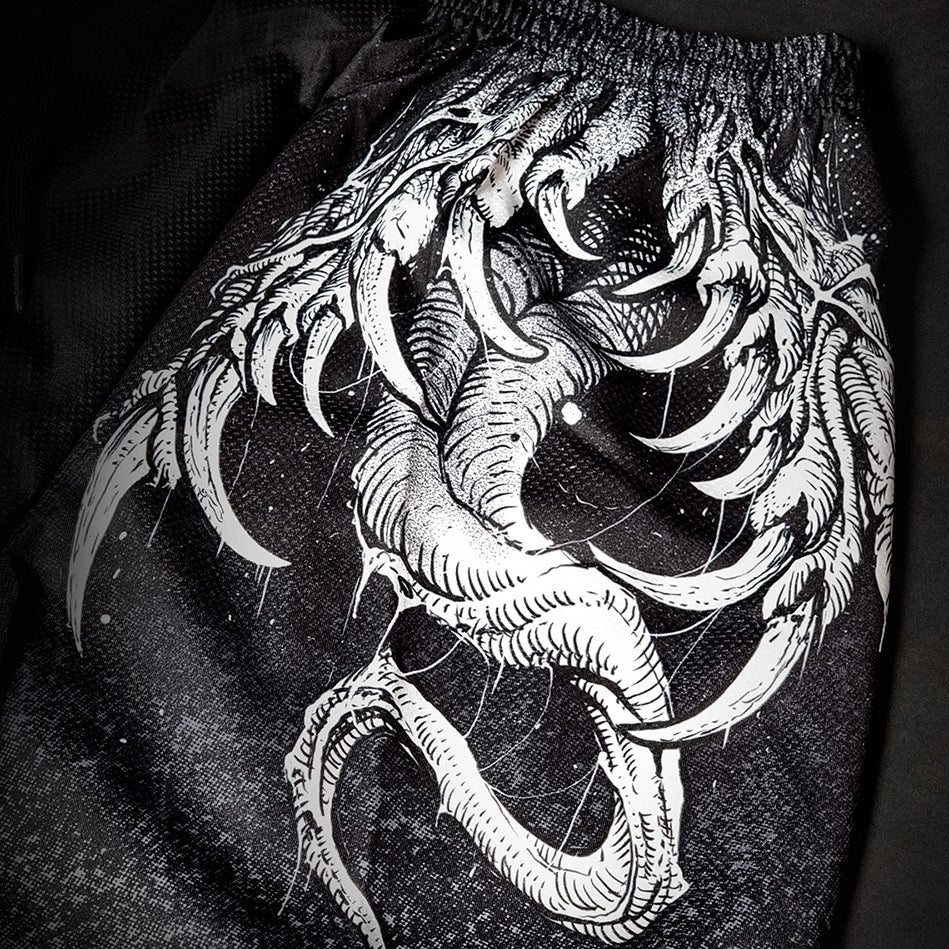 Benighted - Obscene Repressed by Hyraw - Gym Shorts - Hyraw - Image 4