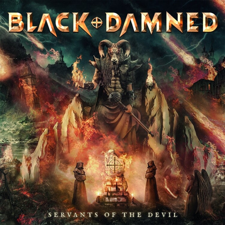 Black & Damned - Servants Of The Devil - CD DIGIPAK - Rock Of Angels Records