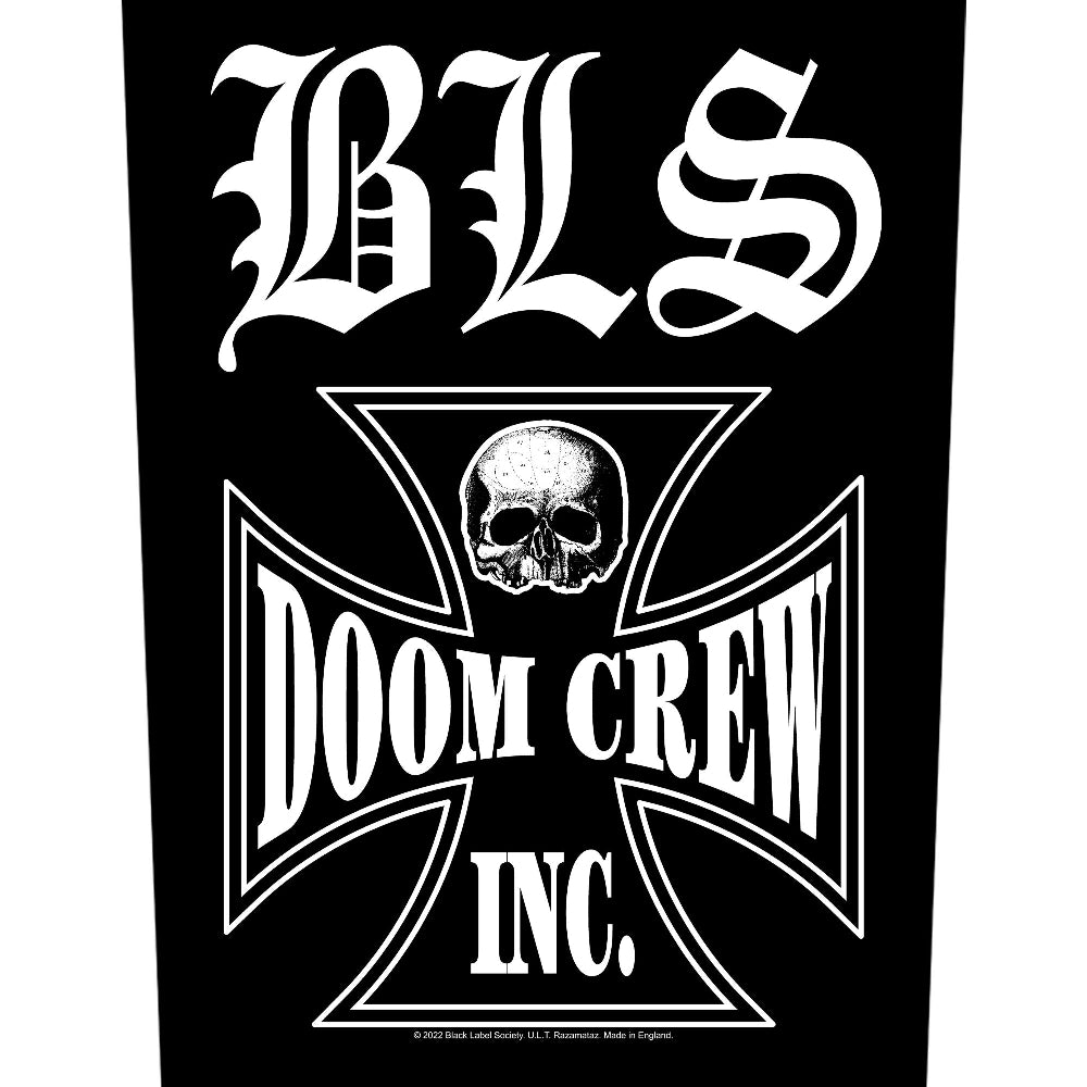 Black Label Society - Doom Crew - BACKPATCH - Razamataz
