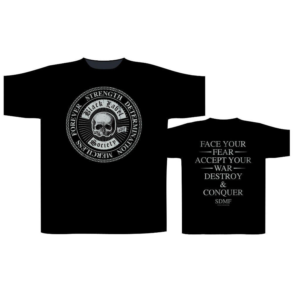 Black Label Society - Face Your Fears - T-shirt - Razamataz