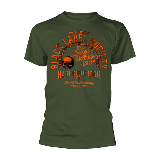 Black Label Society - Hardcore Iron (military green) - T-shirt - PHD