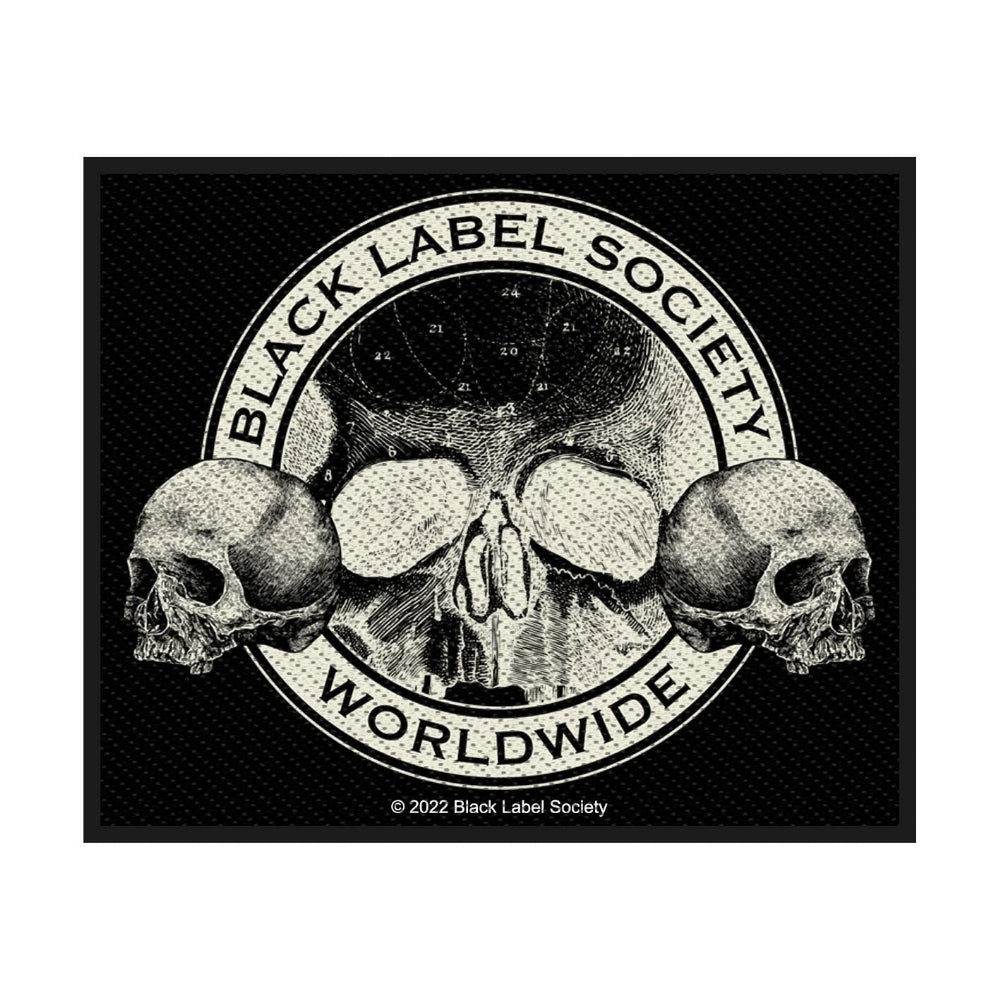 Black Label Society - Skulls - Patch - Razamataz