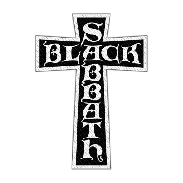 Black Sabbath - Cross Logo Cut-Out - Patch - Razamataz