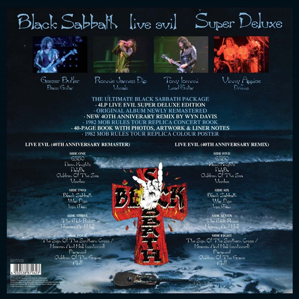 Black Sabbath - Live Evil - Super Deluxe - 4LP BOX - BMG - Image 3