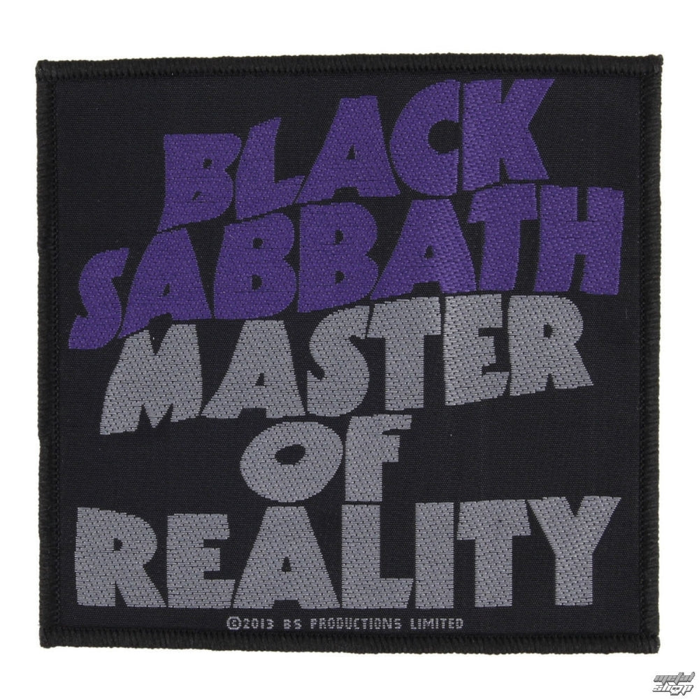 Black Sabbath - Master of Reality - Patch - Razamataz