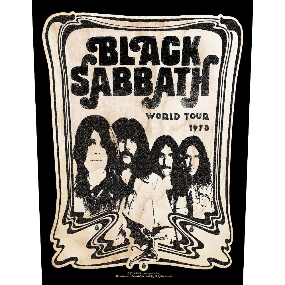 Black Sabbath - World Tour 1978 - BACKPATCH - Razamataz
