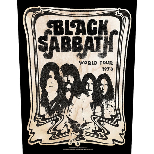 Black Sabbath - World Tour 1978 - BACKPATCH - Razamataz