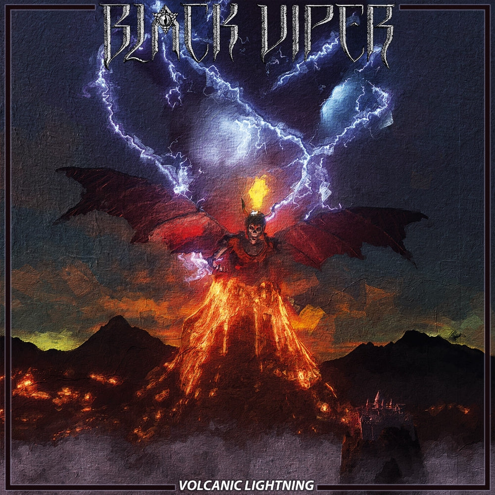 Black Viper - Volcanic Lightning - Mini LP coloured - Edged Circle - Image 2