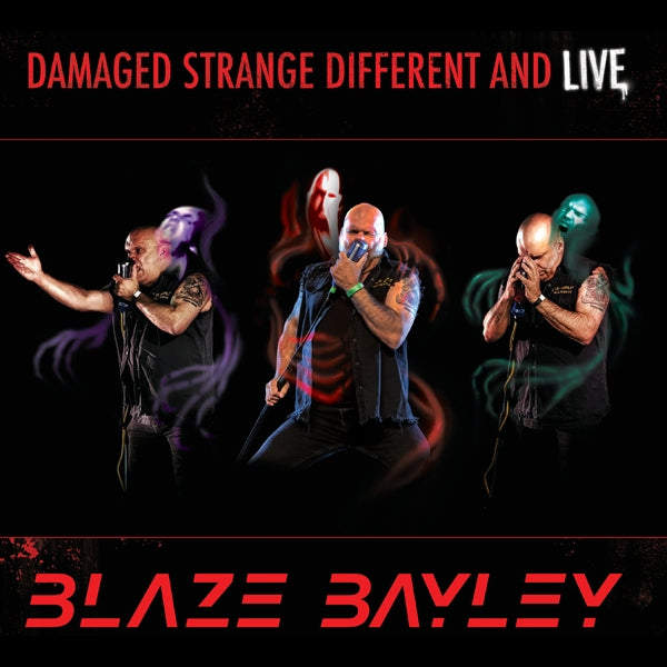 Blaze Bayley - Damaged Strange Different And Live - CD - Blaze Bayley Records