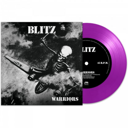 Blitz - Warriors - 7" vinyl coloured - Cleopatra Records