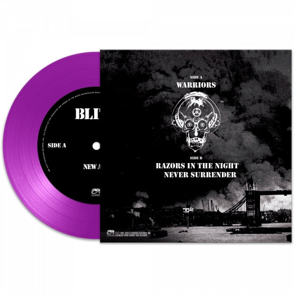 Blitz - Warriors - 7" vinyl coloured - Cleopatra Records - Image 2