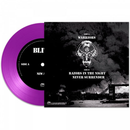 Blitz - Warriors - 7" vinyl coloured - Cleopatra Records - Image 2