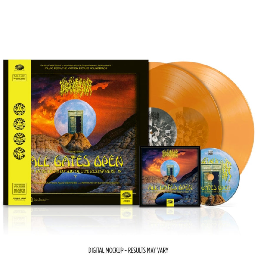 Blood Incantation - All Gates Open (Original Motion Picture Soundtrack) - Double LP Gatefold Coloured + Blu-ray - Century Media