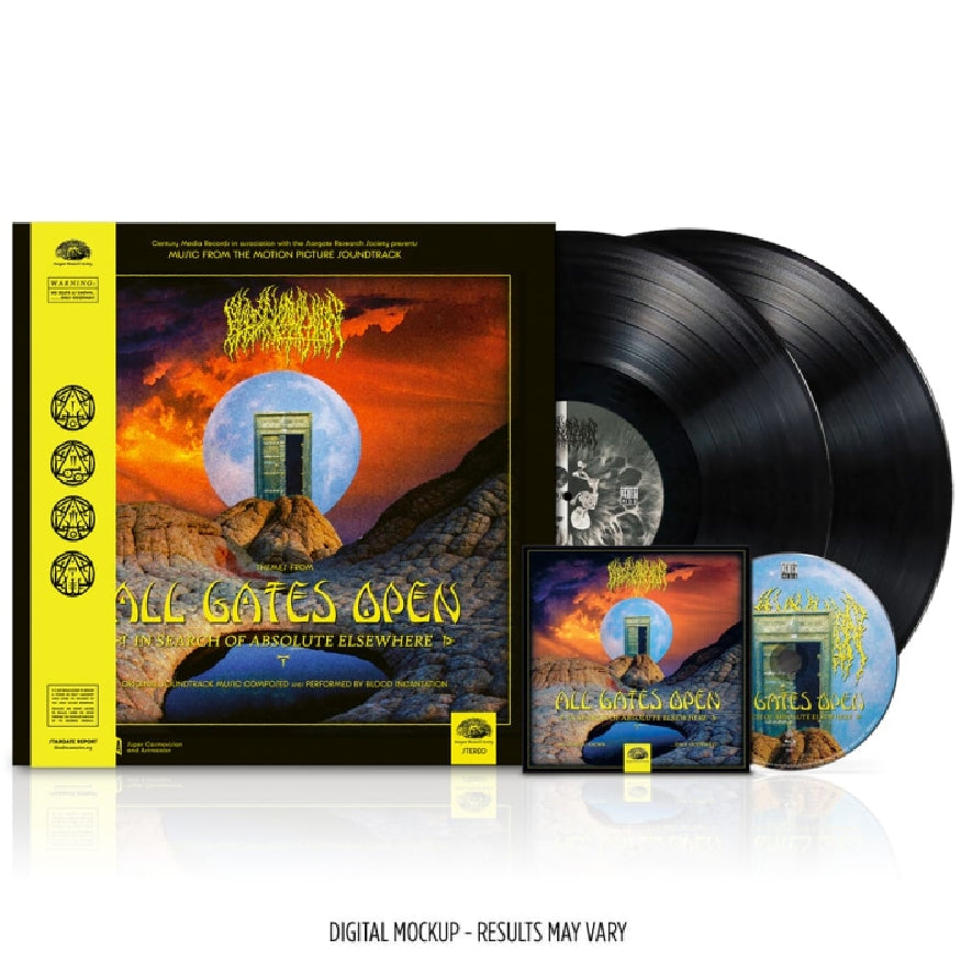 Blood Incantation - All Gates Open (Original Motion Picture Soundtrack) - Double LP gatefold + Blu-ray - Century Media