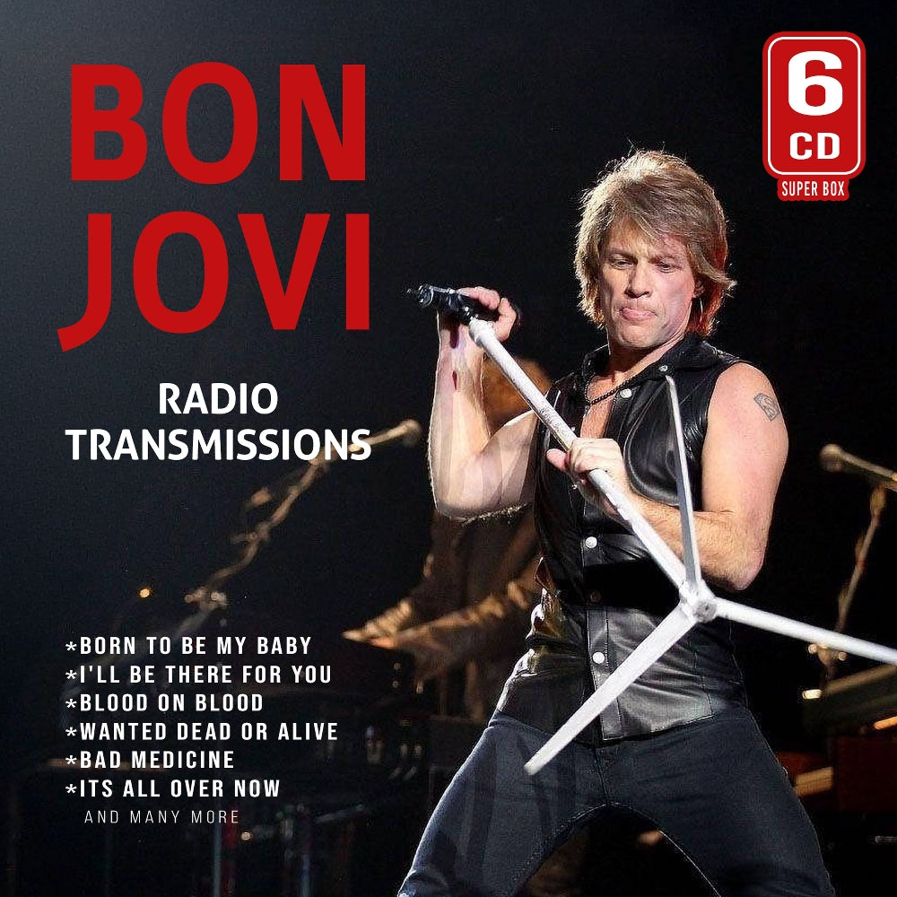 Bon Jovi - Radio Transmissions (Broadcast Recordings, USA 1987-2000) - 6CD DIGISLEEVE - Laser Media