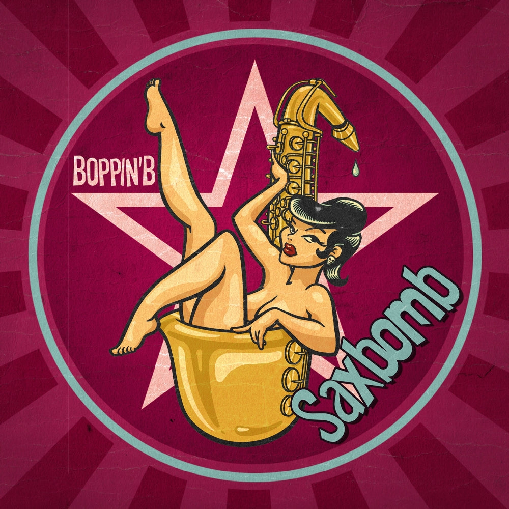 Boppin' B - Saxbomb - CD DIGIPAK - Financial Disaster Records