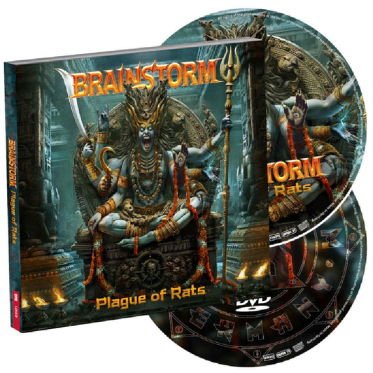 Brainstorm - Plague Of Rats - CD + DVD Digipak - Reigning Phoenix Music