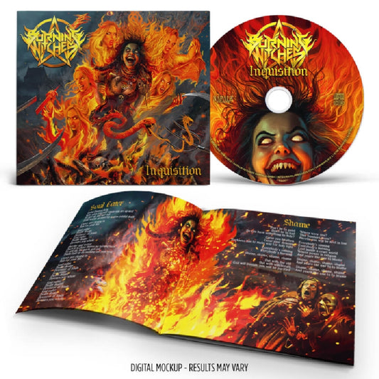 Burning Witches - Inquisition - CD DIGISLEEVE - Napalm Records - Image 2