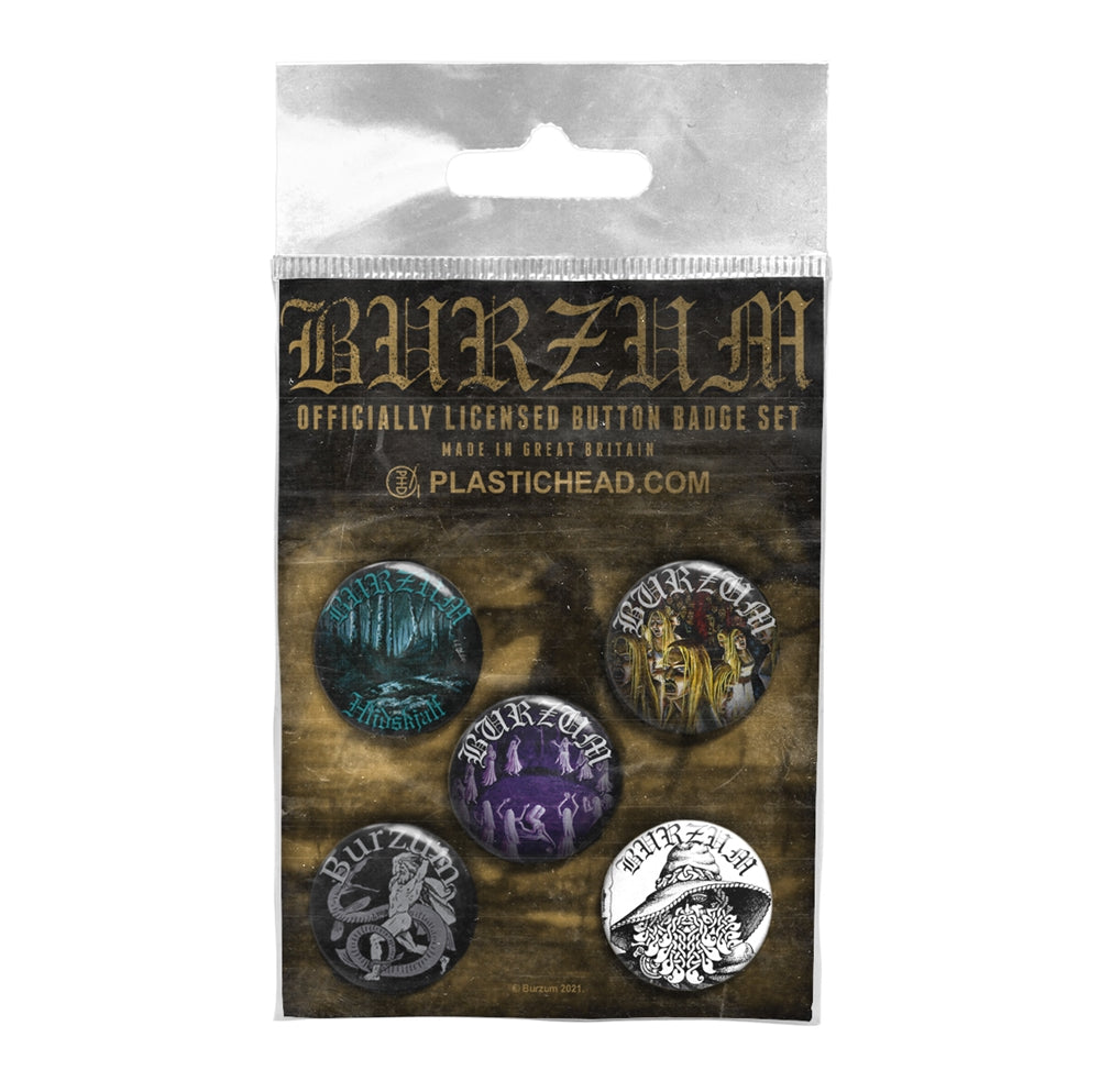 Burzum - Burzum set 3 - BUTTON BADGE SET - PHD