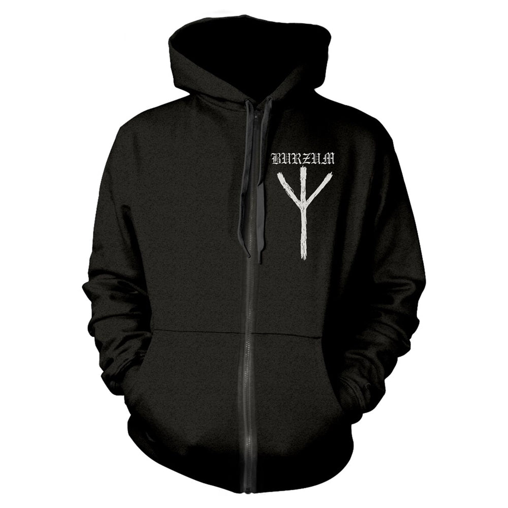 Burzum - Rune - Hooded Sweat Shirt Zip - PHD