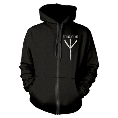 Burzum - Rune - Hooded Sweat Shirt Zip - PHD