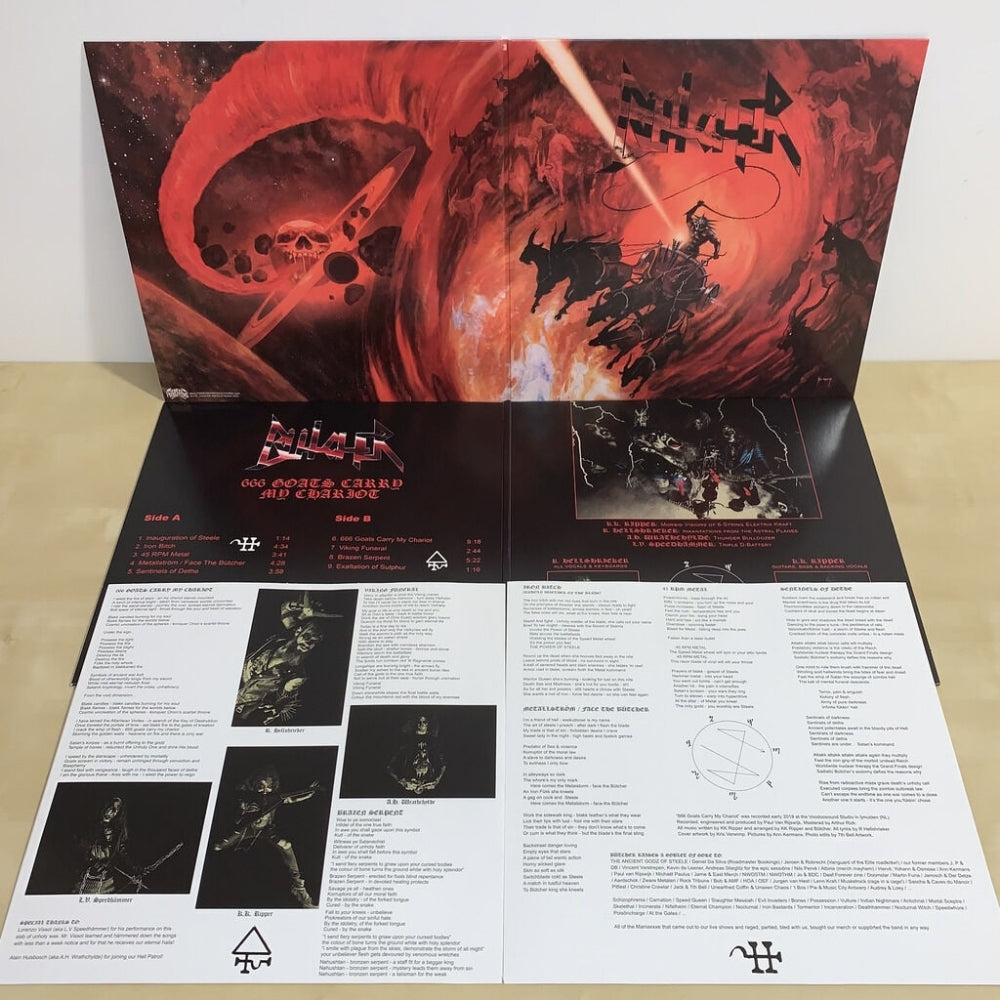 Butcher - 666 Goats Carry My Chariot - LP Gatefold Coloured - Osmose Productions - Image 3