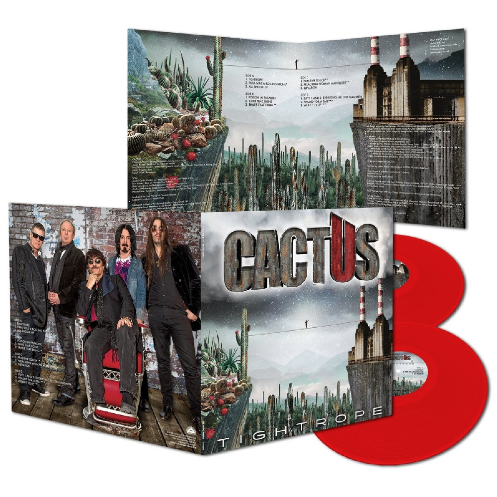 Cactus - Tightrope - DOUBLE LP GATEFOLD COLOURED - Cleopatra Records