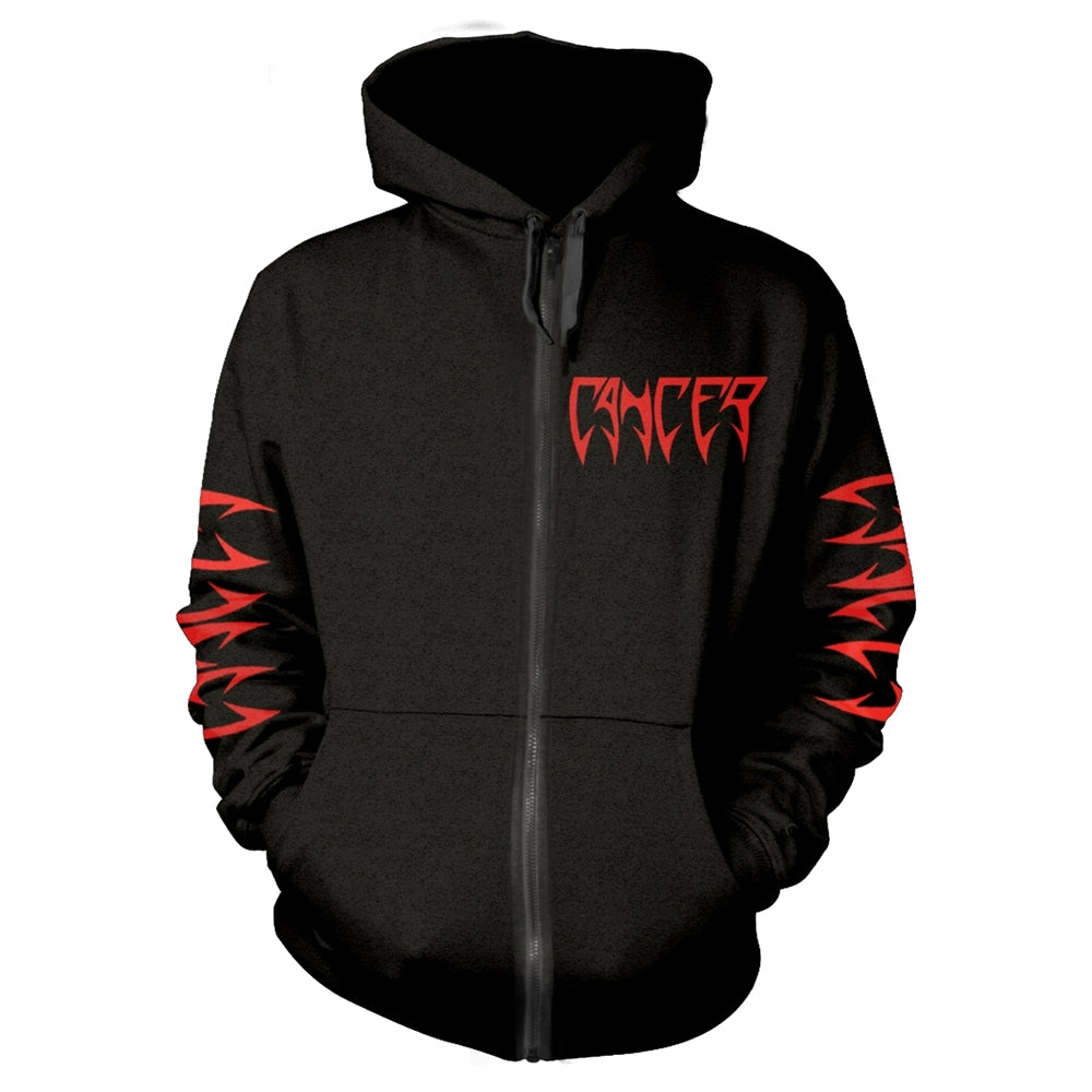 Cancer - Death Shall Rise - Hooded Sweat Shirt Zip - PHD