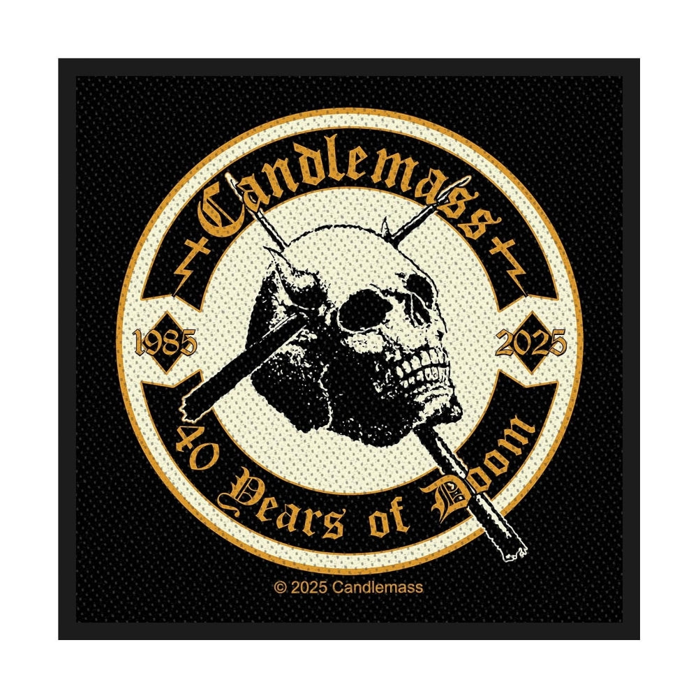 Candlemass - 40 Years Of Doom - Patch - Razamataz