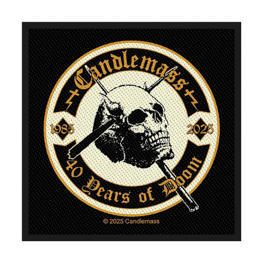 Candlemass - 40 Years Of Doom - Patch - Razamataz