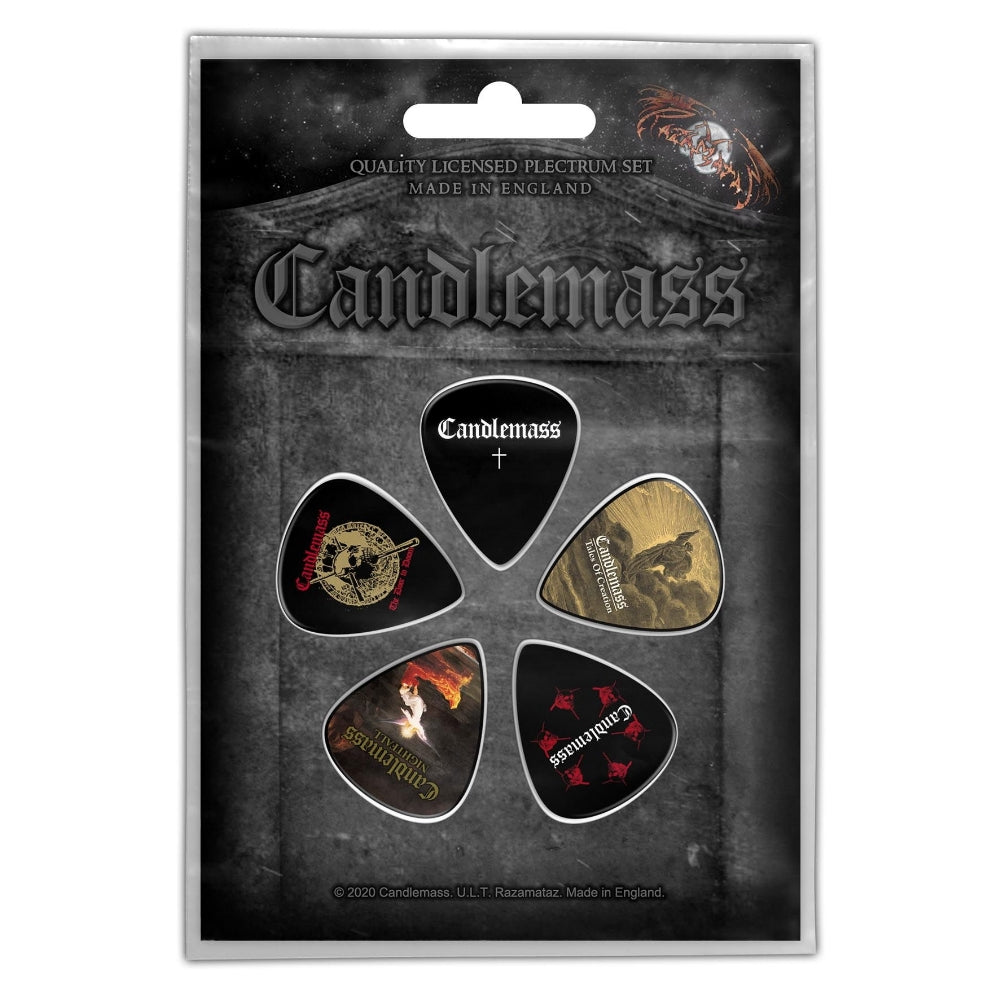 Candlemass - Gravestone - Guitar Pick Set - Razamataz