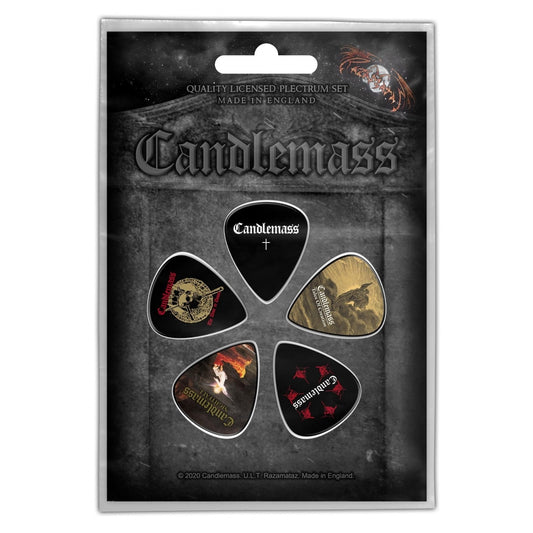 Candlemass - Gravestone - Guitar Pick Set - Razamataz