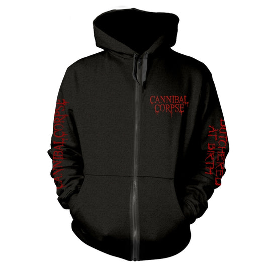 Cannibal Corpse - Butchered At Birth - Hooded Sweat Shirt Zip - PHD