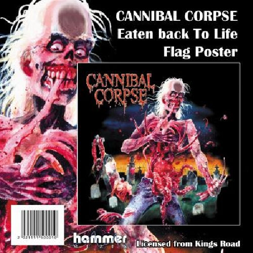 Cannibal Corpse - Eaten Back To Life - FLAG - Hammer Muzik