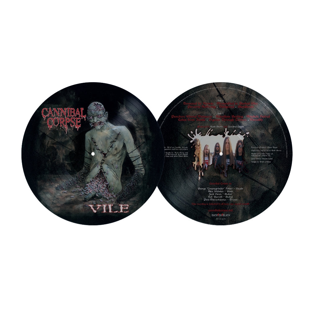 Cannibal Corpse - Vile - LP PICTURE - Back on Black