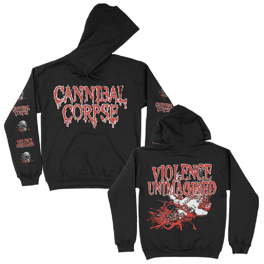 Cannibal Corpse - Violence Unimagined Sketch - Hooded Sweat Shirt - KINGSROAD - Image 3