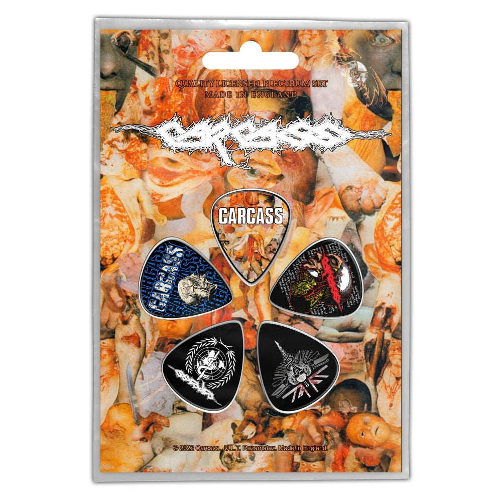 Carcass - I Reek Of Putrefaction - Guitar Pick Set - Razamataz