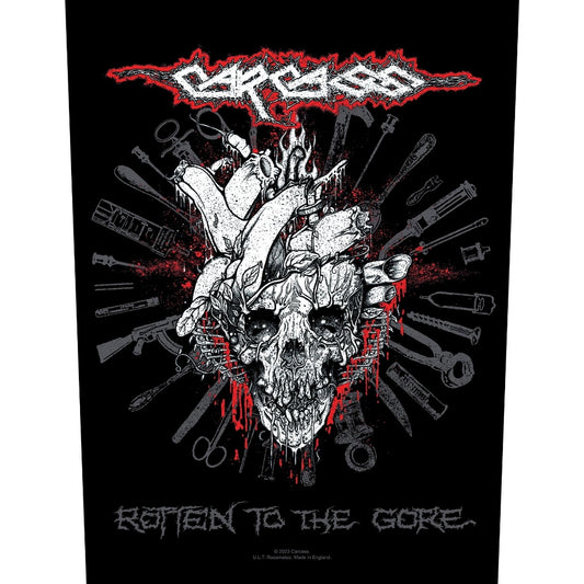 Carcass - Rotten to the Gore - BACKPATCH - Razamataz