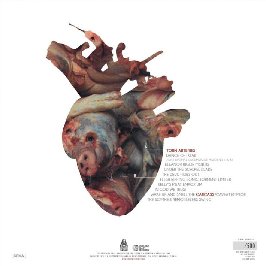 Carcass - Torn Arteries - LP Gatefold Coloured - Church Of Vinyl - Image 3