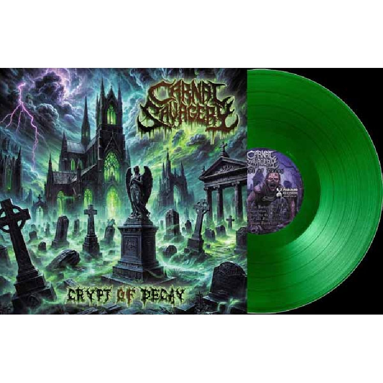 Carnal Savagery - Crypt Of Decay - LP COLOURED - Moribund Records