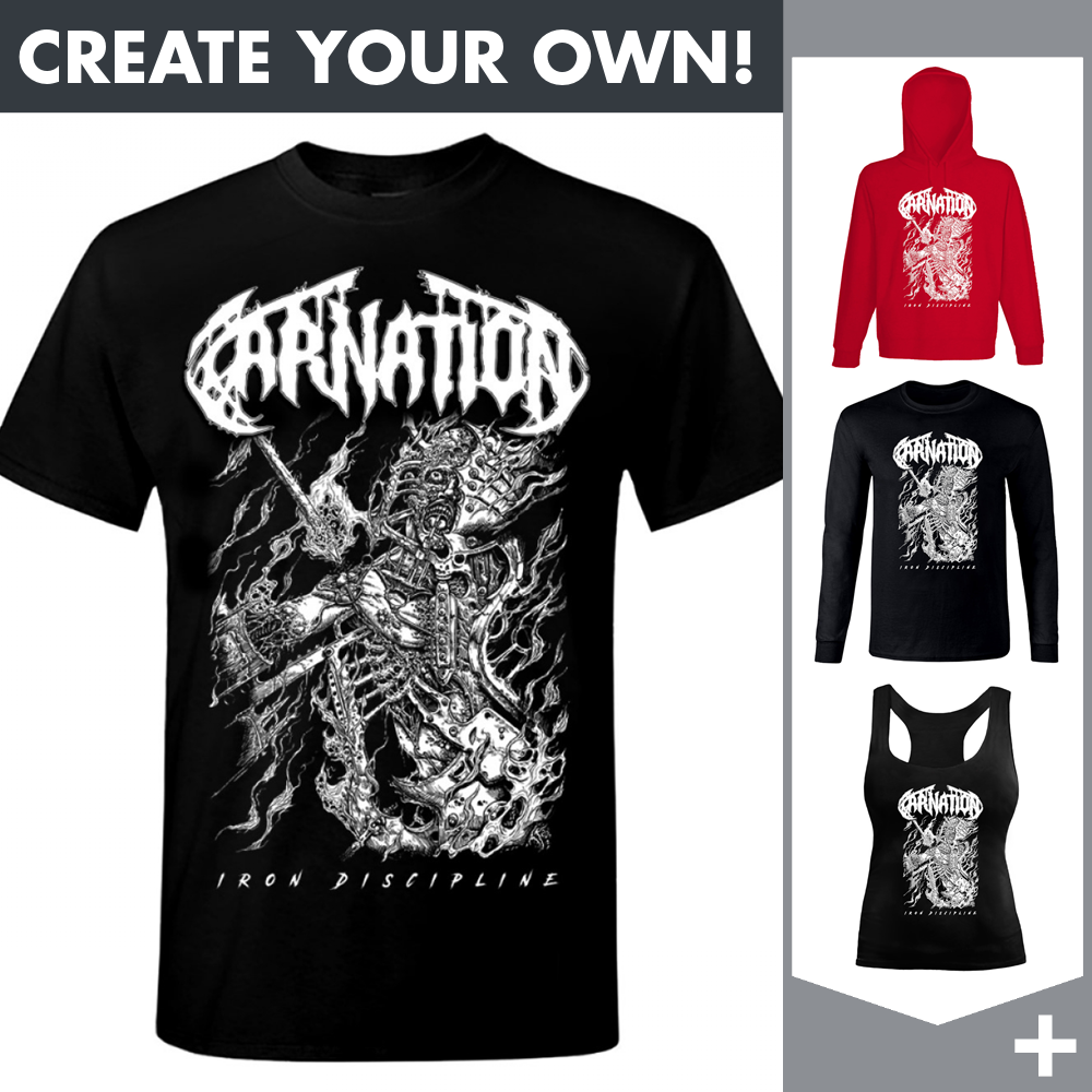 Carnation - Iron Discipline - Merchandising