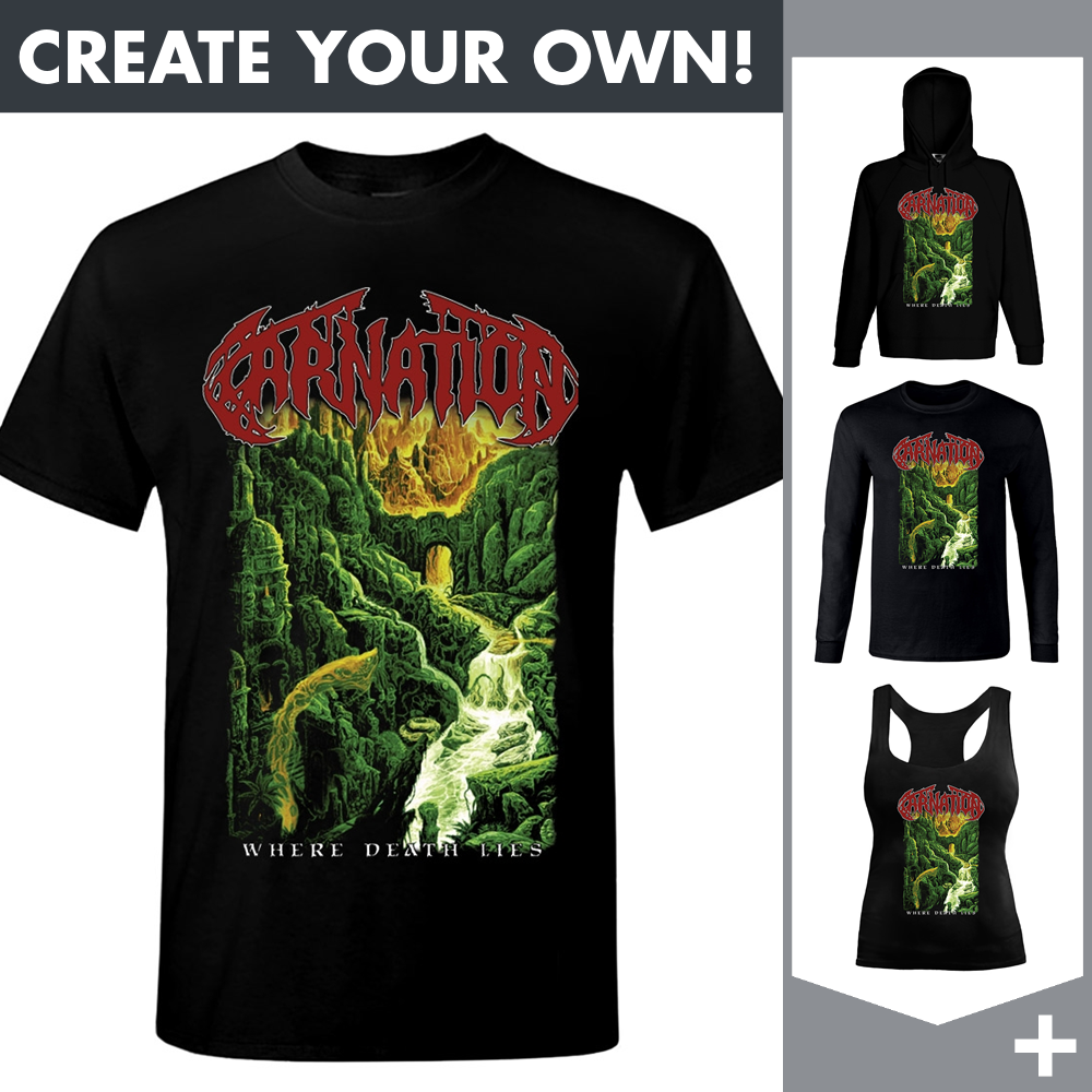 Carnation - Where Death Lies - Merchandising