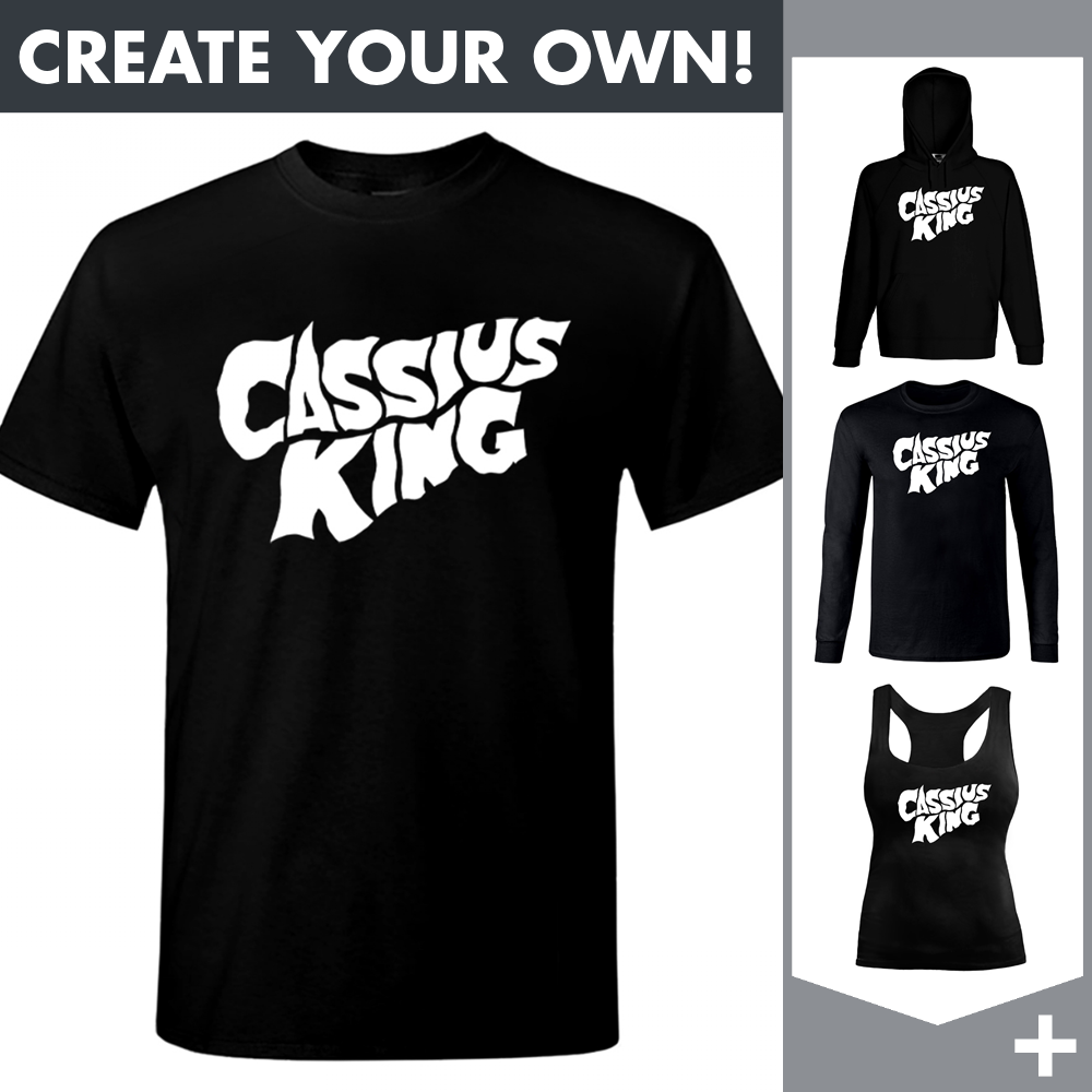 Cassius King - White Logo - Merchandising